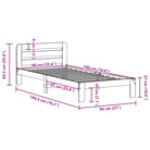 Bedframe van massief grenenhout met extra opbergruimte voor elke slaapkamer - Bedden & bedframes