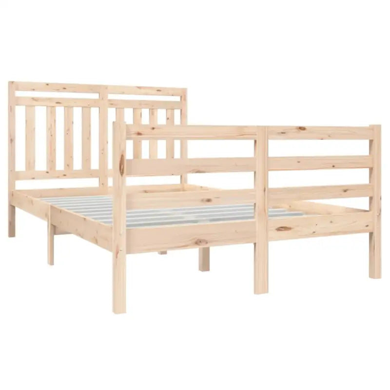 Bedframe van massief grenenhout met tijdloos ontwerp voor slaapkamer - Bedden & bedframes