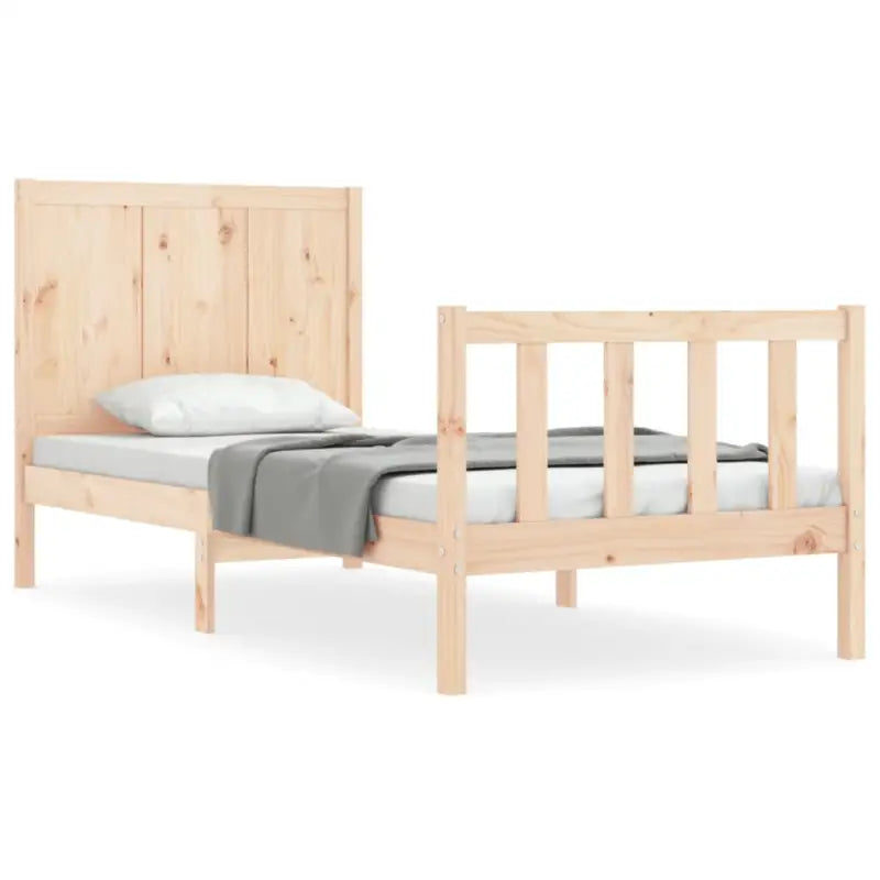Bedframe van massief grenenhout voor een comfortabele slaapkamer - Bedden & bedframes
