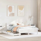 Bedframe van massief grenenhout voor een stabiele en duurzame slaapplaats - Wit / 120 x 190 cm - Bedden & bedframes