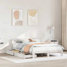 Bedframe van massief grenenhout voor een stabiele nachtrust - Wit / 120 x 200 cm - Bedden & bedframes
