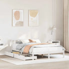 Bedframe van massief grenenhout voor een stabiele nachtrust - Wit / 120 x 200 cm - Bedden & bedframes