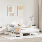 Bedframe van massief grenenhout voor een stabiele nachtrust - Wit / 150 x 200 cm - Bedden & bedframes