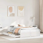 Bedframe van massief grenenhout voor een stabiele slaapbasis - Wit / 120 x 190 cm - Bedden & bedframes