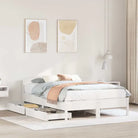 Bedframe van massief grenenhout voor een stabiele slaapkamer basis - Wit / 160 x 200 cm - Bedden & bedframes