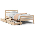 Bedframe van massief grenenhout voor een stabiele slaapplek - Bedden & bedframes