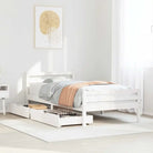Bedframe van massief grenenhout voor een stabiele slaapplek - Wit / 90 x 200 cm - Bedden & bedframes