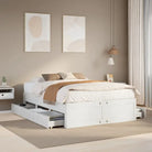 Bedframe van massief grenenhout voor stevige en duurzame slaapcomfort - Wit / 160 x 200 cm - Bedden & bedframes