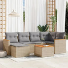 Beige loungeset met gepoedercoat staal voor buitenplezier - Tuinsets