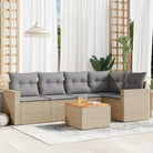 Beige loungeset met gepoedercoat staal voor jouw tuin of terras - Tuinsets