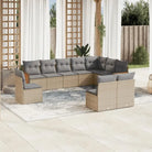 Beige tuinset met gepoedercoat staal en comfortabele afmetingen zitting - Tuinsets
