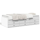 Bewerk hout 2-in-1 slaapbank met lades levering bevat - Bedden & bedframes