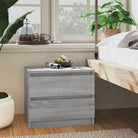 Bewerk hout nachtkastjes voor een chique en duurzame interieurstijl - Grijs sonoma / 2 - Nachtkastjes
