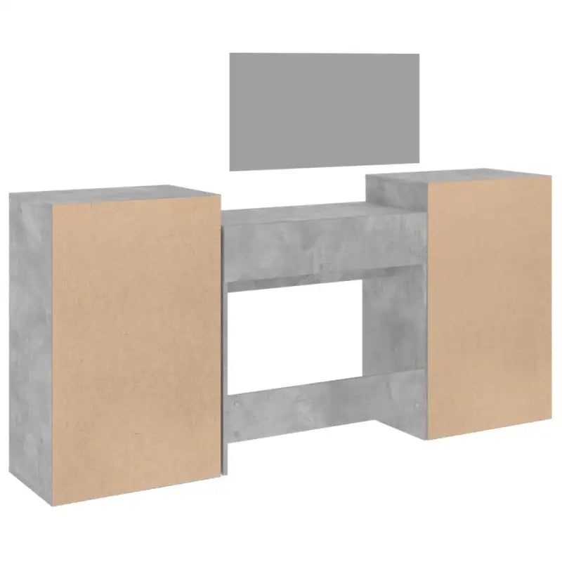 Bewerk hout stijlvolle slaapkamermeubelsets met make-uptafel binnen handbereik - Slaapkamermeubelsets