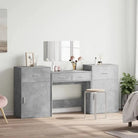 Bewerk hout stijlvolle slaapkamermeubelsets met make-uptafel binnen handbereik - Slaapkamermeubelsets