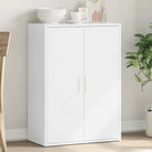 Bewerk hout televisiekast met trendy en duurzame design - Wit / 1 - Dressoirs & buffetkasten