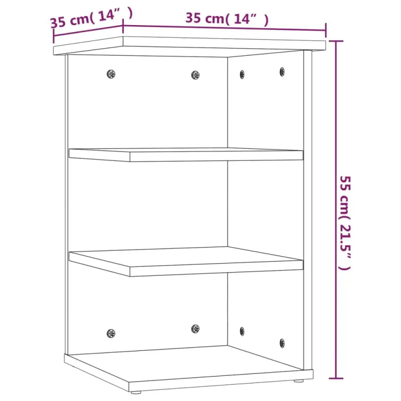 Bewerk hout zijkast voor woonkamer praktische opbergruimte - Dressoirs & buffetkasten