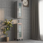 Bewerkt hout Grijs Sonoma dressoir voor muurruimte en decoratie - Dressoirs & buffetkasten