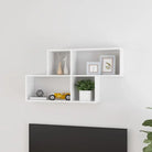 Bewerkt hout wandplank met stevig en stijlvol design voor elke ruimte - Hoogglans wit / 1 - Wandplanken