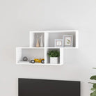Bewerkt hout wandplank met stevig en stijlvol design voor elke ruimte - Wit / 1 - Wandplanken