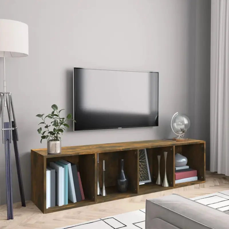 Bewerkt hout wandplanken in hoogglans wit met strak ontwerp - Gerookt eiken / 1 - Wandplanken