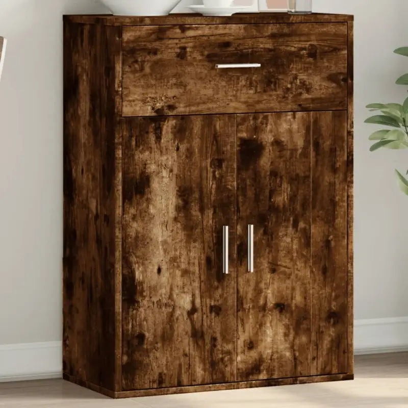 Bewerkte hout Dressoir met trendy en praktische design voor je woonkamer - Sonoma eiken / 1 - Dressoirs & buffetkasten