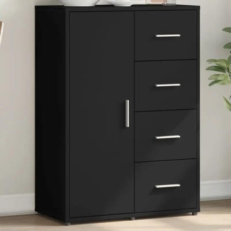 Bewerkte hout Dressoirs en buffetkasten voor een stijlvolle kamer - Zwart / 1 - Dressoirs & buffetkasten