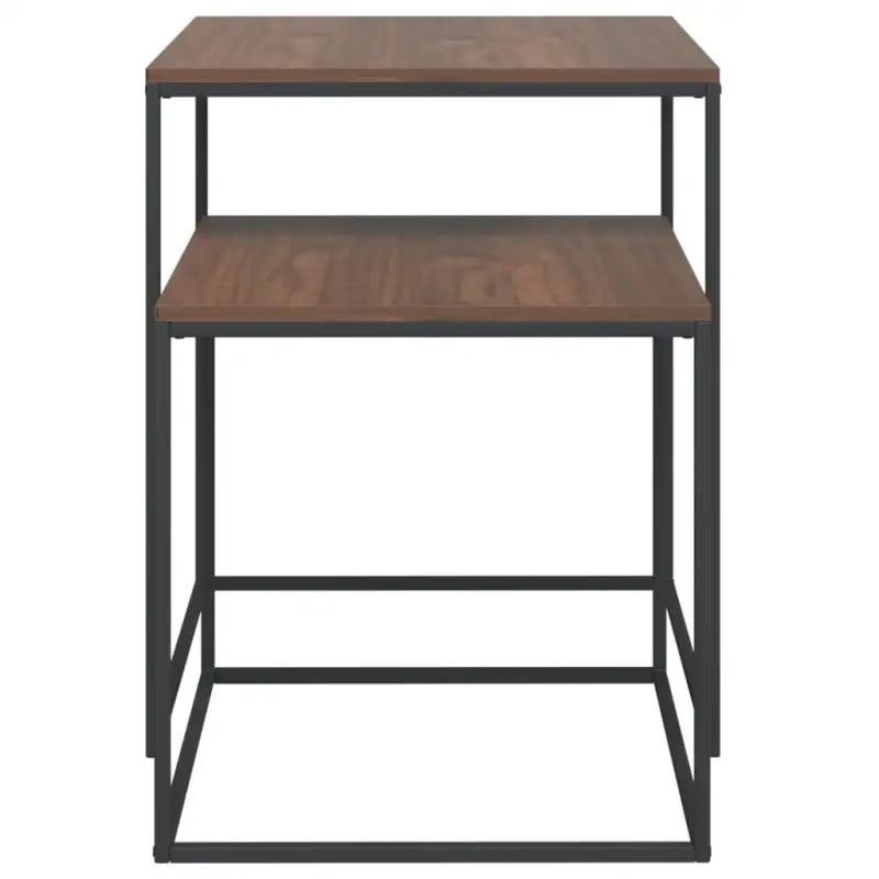 Bewerkte hout salontafels set met elkaar passende tafeltjes - Salontafels