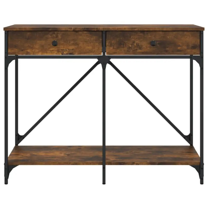 Bijzettafel met bewerkt hout en verstelbare poten voor stijl en stevigheid - Bijzettafels