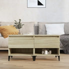 Bijzettafel met bewerkt hout voor een industriële woonkamer stijl - Sonoma eiken / 2 - Bijzettafels