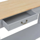 Bijzettafel met massief grenenhouten en paulownia fineer voor elegantie - Bijzettafels