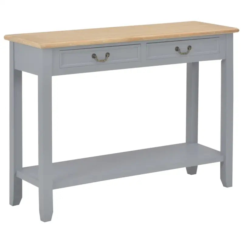 Bijzettafel met massief grenenhouten en paulownia fineer voor elegantie - Bijzettafels