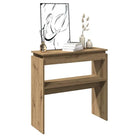 Bijzettafel van bewerkt hout gemakkelijk schoon voor woondecoratie - artisanaal eikenkleurig / 1 / 102 cm - Bijzettafels