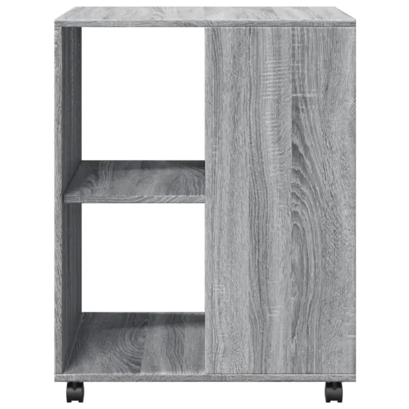 Bijzettafel van bewerkt hout in grijs sonoma eiken stijl - Archiefkasten