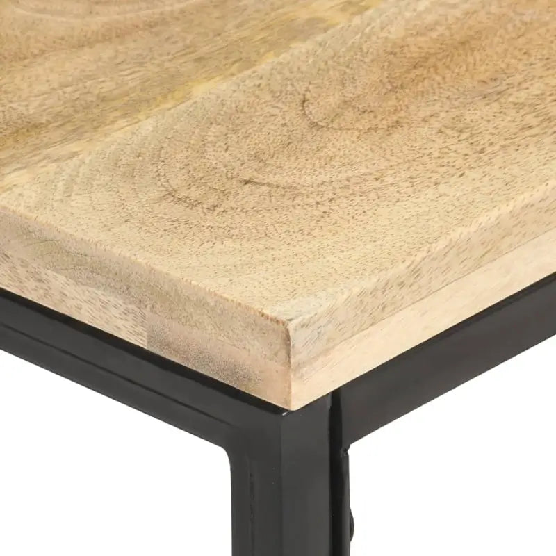 Bijzettafel van massief ruw mangohout voor stijl en duurzaamheid - Bijzettafels
