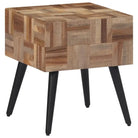 Bijzettafels van massief gerecycled teakhout voor een elegante woonkamer - 40 x 40 x 45 cm / 1 - Bijzettafels