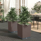 Bloempotten en plantenbakken voor tuin balkon en terras - Bruin / 2 - Bloempotten & plantenbakken