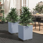 Bloempotten en plantenbakken voor tuin balkon en terras - Lichtgrijs / 2 - Bloempotten & plantenbakken