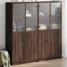 Boekenkast biedt duurzame en moderne opbergoplossing voor je interieur - bruin eikenkleur / 1 / 136 cm - Dressoirs &