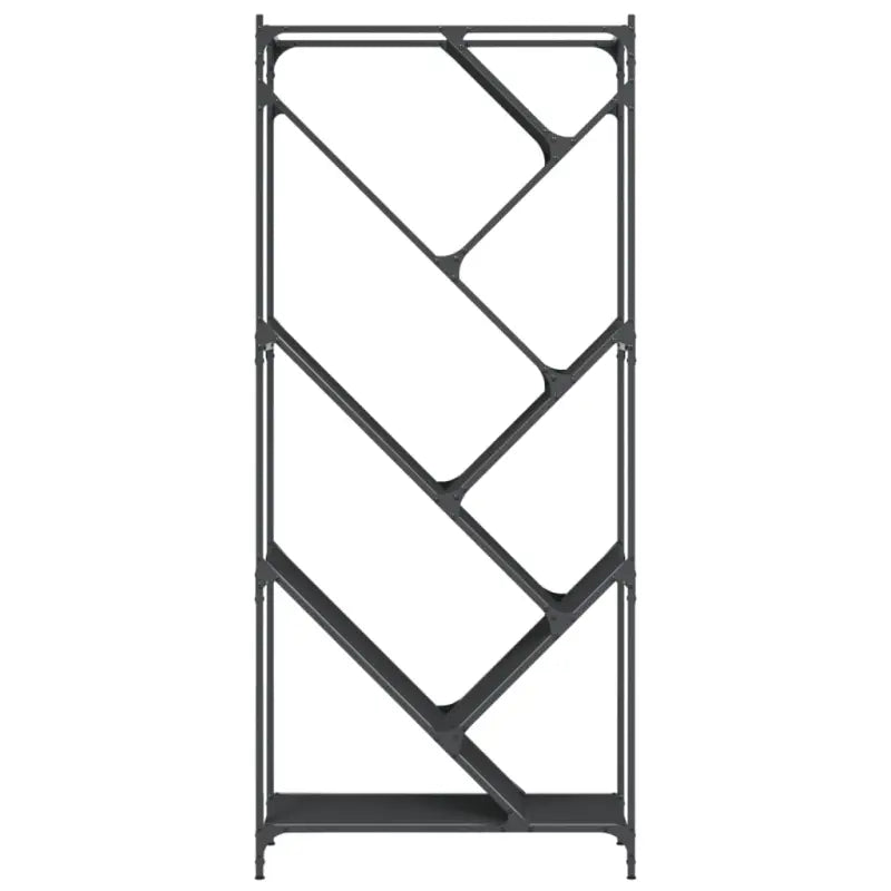 Boekenkast met boomvormig ontwerp en verstelbare poten van bewerkt hout - Boekenkasten