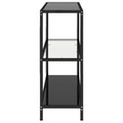 Boekenkast met gehard glas en stevig gepoedercoat ijzer - Zwart / 1 - Boekenkasten