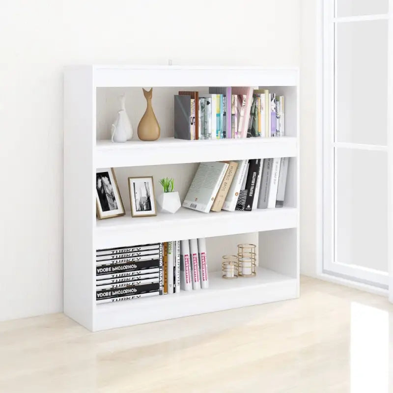 Boekenkast met klassiek ontwerp en gebruikt als kamerscherm - Boekenkasten