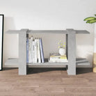 Boekenkast van bewerkt hout in grijs sonoma eiken stijl - Betongrijs / 1 - Boekenkasten