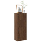Boekenkast van bewerkt hout in grijs sonoma voor een stijlvolle organisatie - bruin eikenkleur / 1 / 102 cm