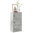Boekenkast van bewerkt hout in grijs sonoma voor een stijlvolle organisatie - Betongrijs / 1 / 77 cm - Boekenkasten