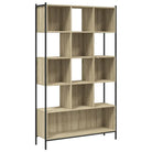 Boekenkast van bewerkt hout met stevige constructie voor een georganiseerde woonkamer - Sonoma eiken / 1 - Boekenkasten