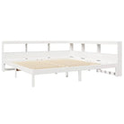 Boekenkastbed in massief grenenhout met handige opbergruimte - Bedden & bedframes