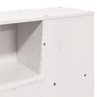 Boekenkastbed in massief grenenhout met optimale totale afmetingen - Bedden & bedframes
