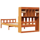 Boekenkastbed in massief grenenhout met perfecte totale afmetingen - Bedden & bedframes