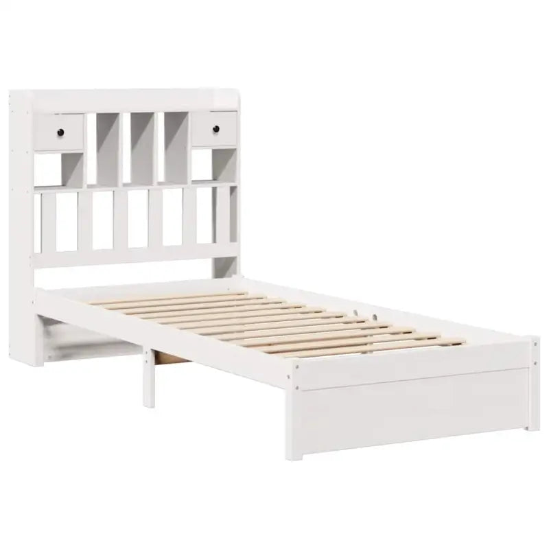 Boekenkastbed van massief grenenhout met comfortabele totale afmetingen - Bedden & bedframes